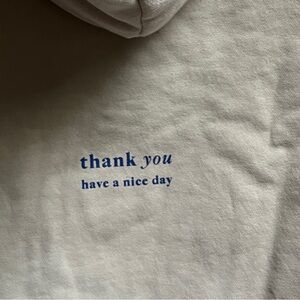 Twik Par Simons Cream Graphic Organic Cotton Hoodie XS